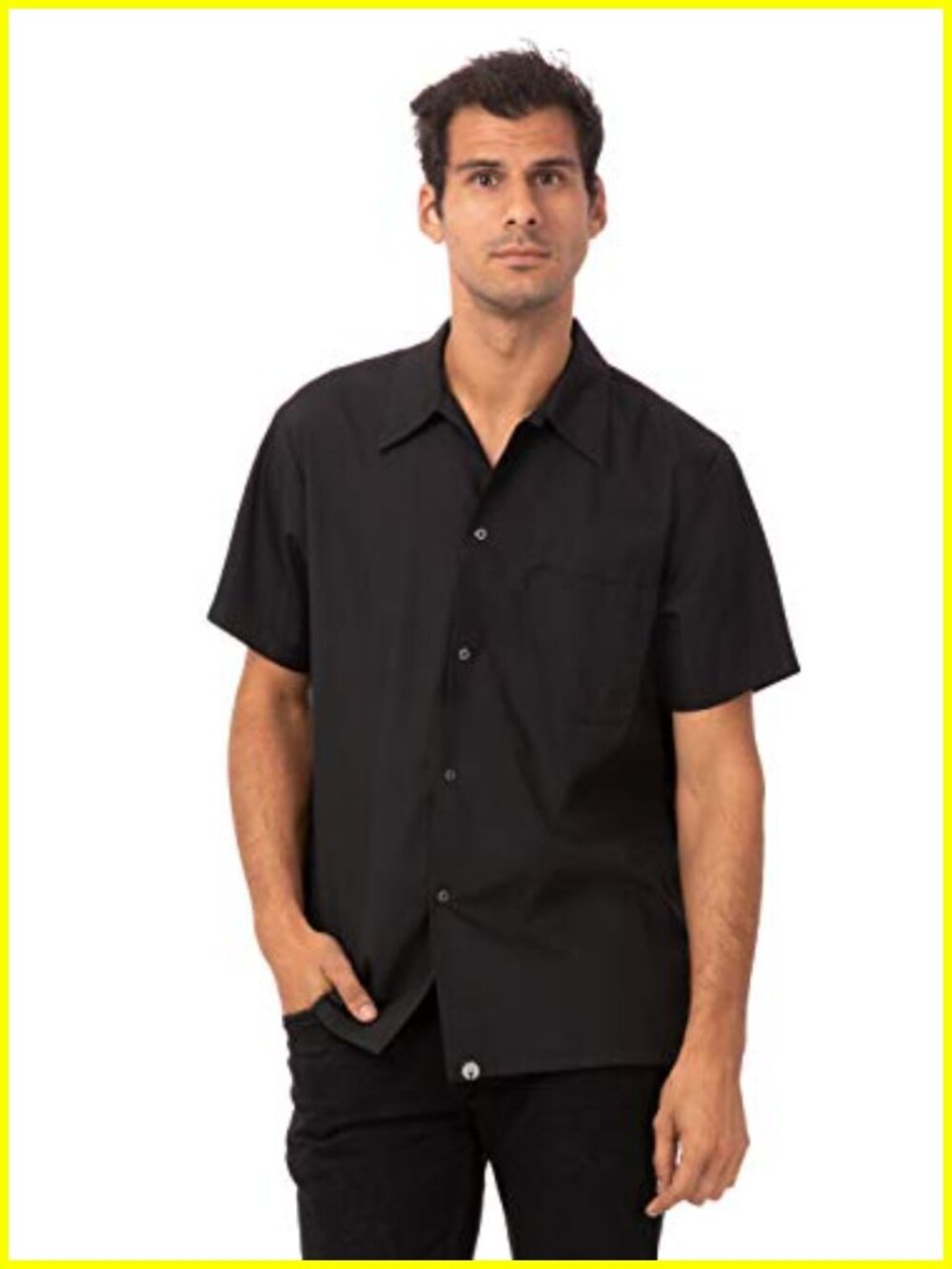 Unisex Utility Cook Shirt Polycotton Short Sleeve Chef Work Top
